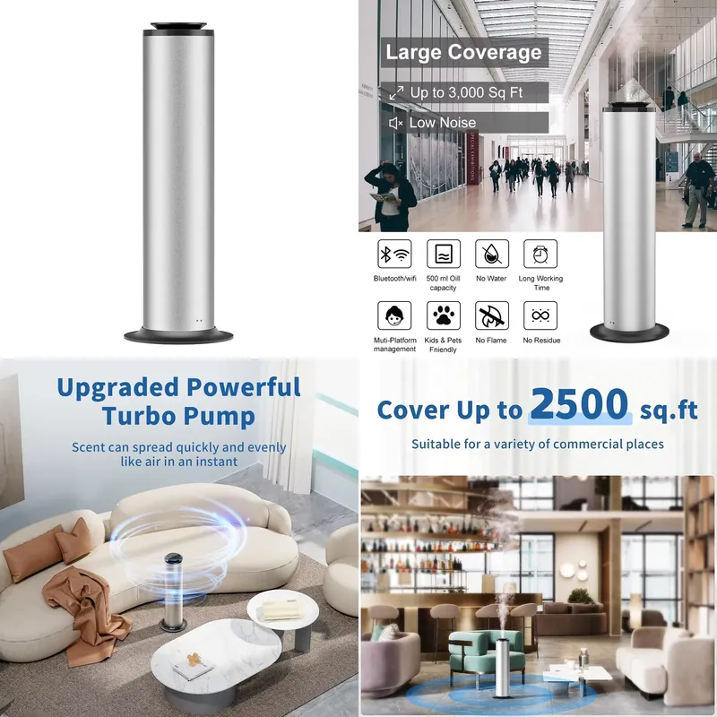 Cold Air Diffuser Nebulizer - 【CHIMU HOME】 Difusor de Aceites Esenciales