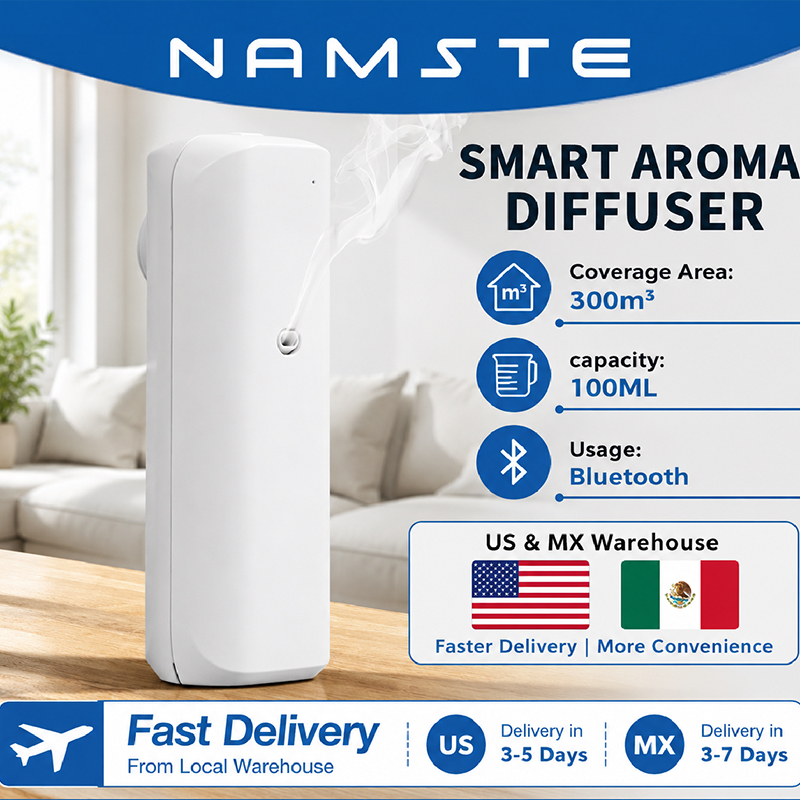Waterless Essential Oil Diffuser - Difusor de Aceites Aromáticos NAMSTE, Difusor