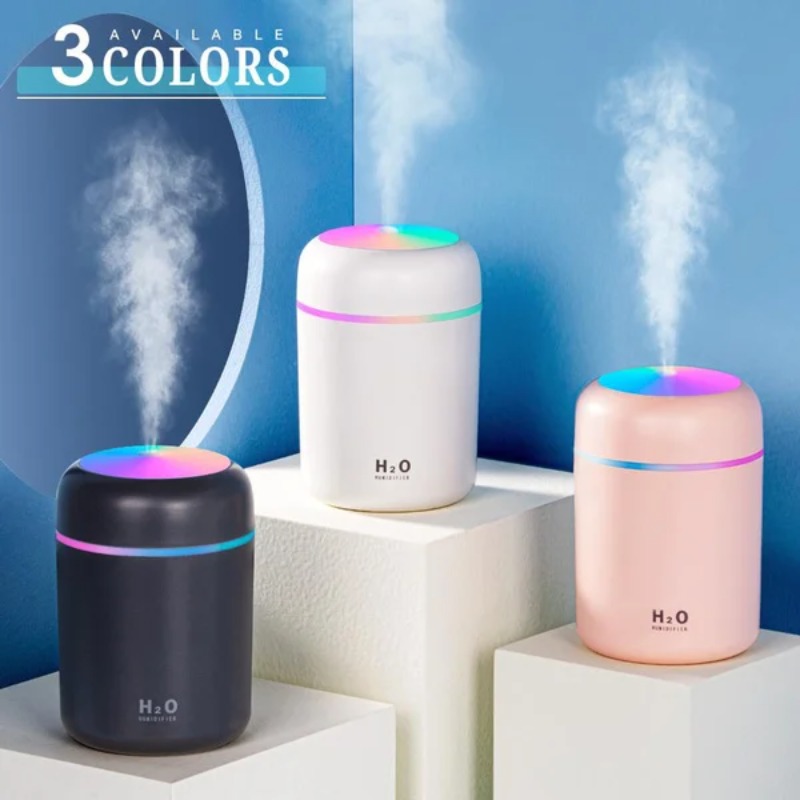 Car Aroma Diffuser Usb - Humidificador USB Ultrasónico con Luz, Difusor