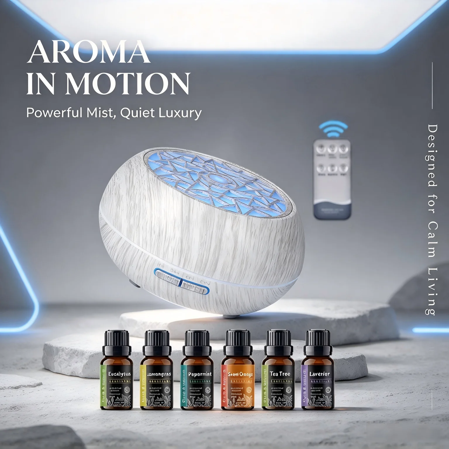 Humidificador de Aroma Intelig - Aroma Diffuser For Large Room reseña y precio