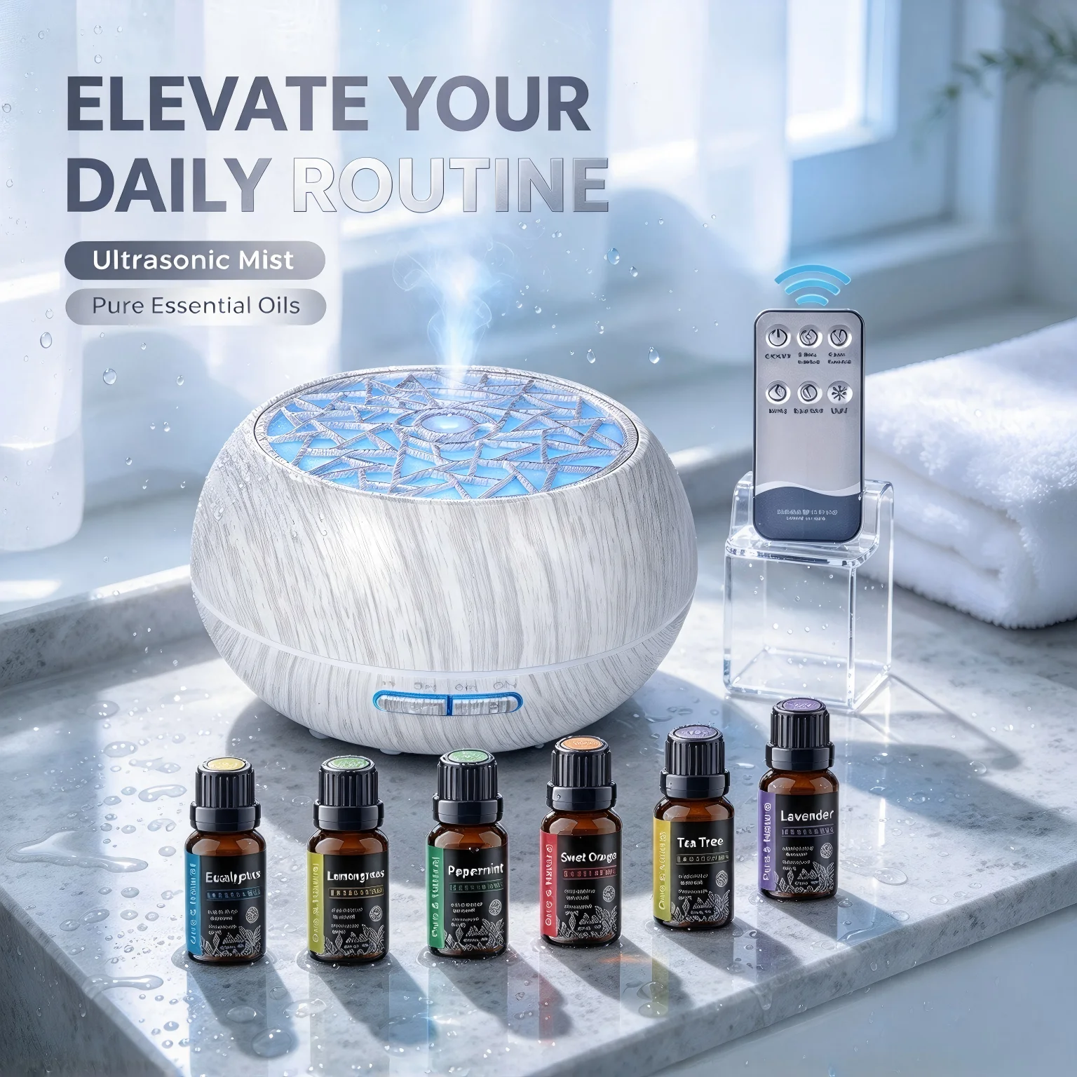 Humidificador de Aroma Intelig - Aroma Diffuser For Large Room reseña y precio
