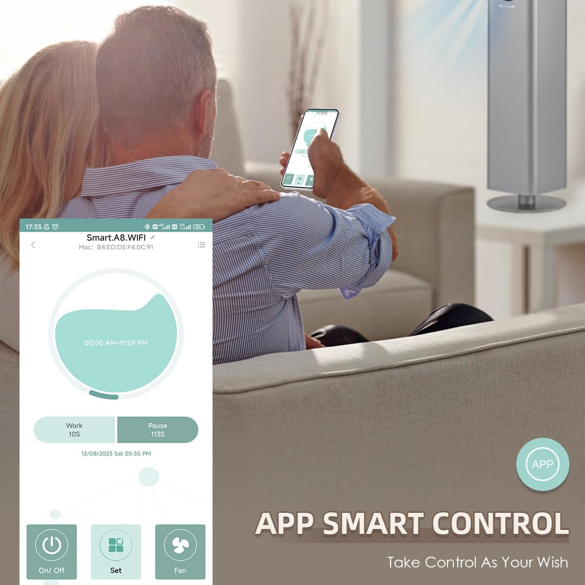 Difusor de Aroma Inteligente W - Smart Aroma Diffuser Wifi App reseña y precio