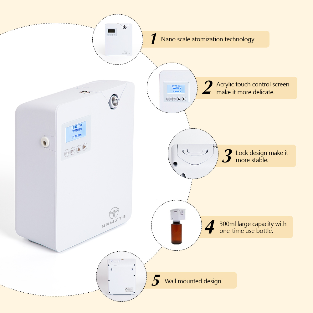 Difusor de Aroma NAMSTE para a - Smart Aroma Diffuser Wifi App reseña y precio