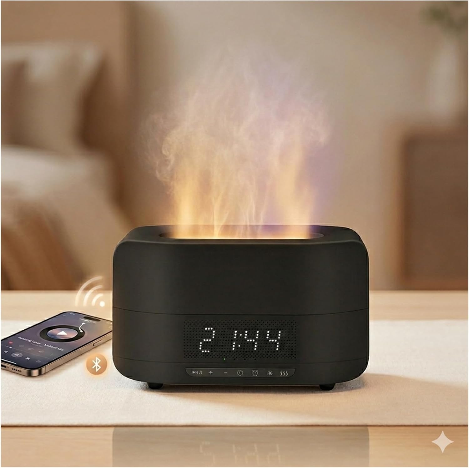 Difusor de aceites esenciales  - Aroma Diffuser Bluetooth Led reseña y precio