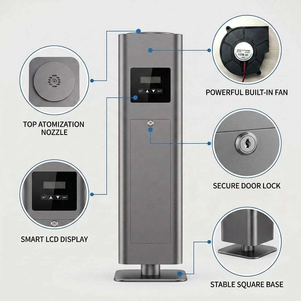 Difusor de Aromas WiFi con Con - Smart Scent Machine Commercial reseña y precio