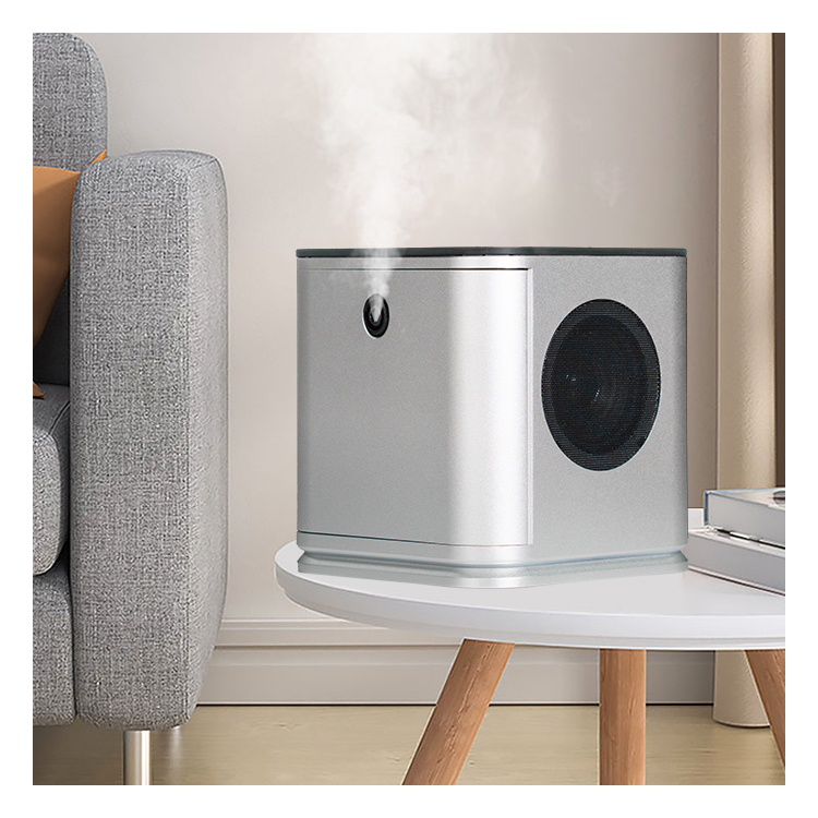 Aparatos de calidad del aire d - Aroma Diffuser Bluetooth Led reseña y precio