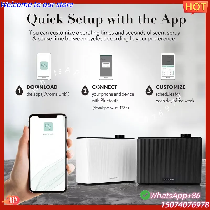 Nuevo Difusor de Aroma Comerci - Smart Scent Machine Commercial reseña y precio
