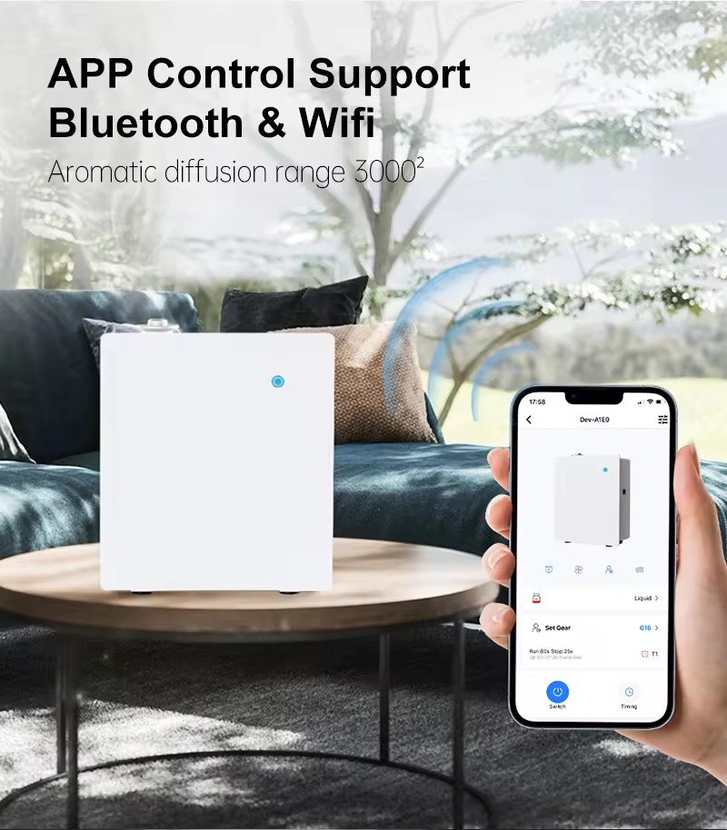Difusor de Aroma Comercial Int - Smart Aroma Diffuser Wifi App reseña y precio