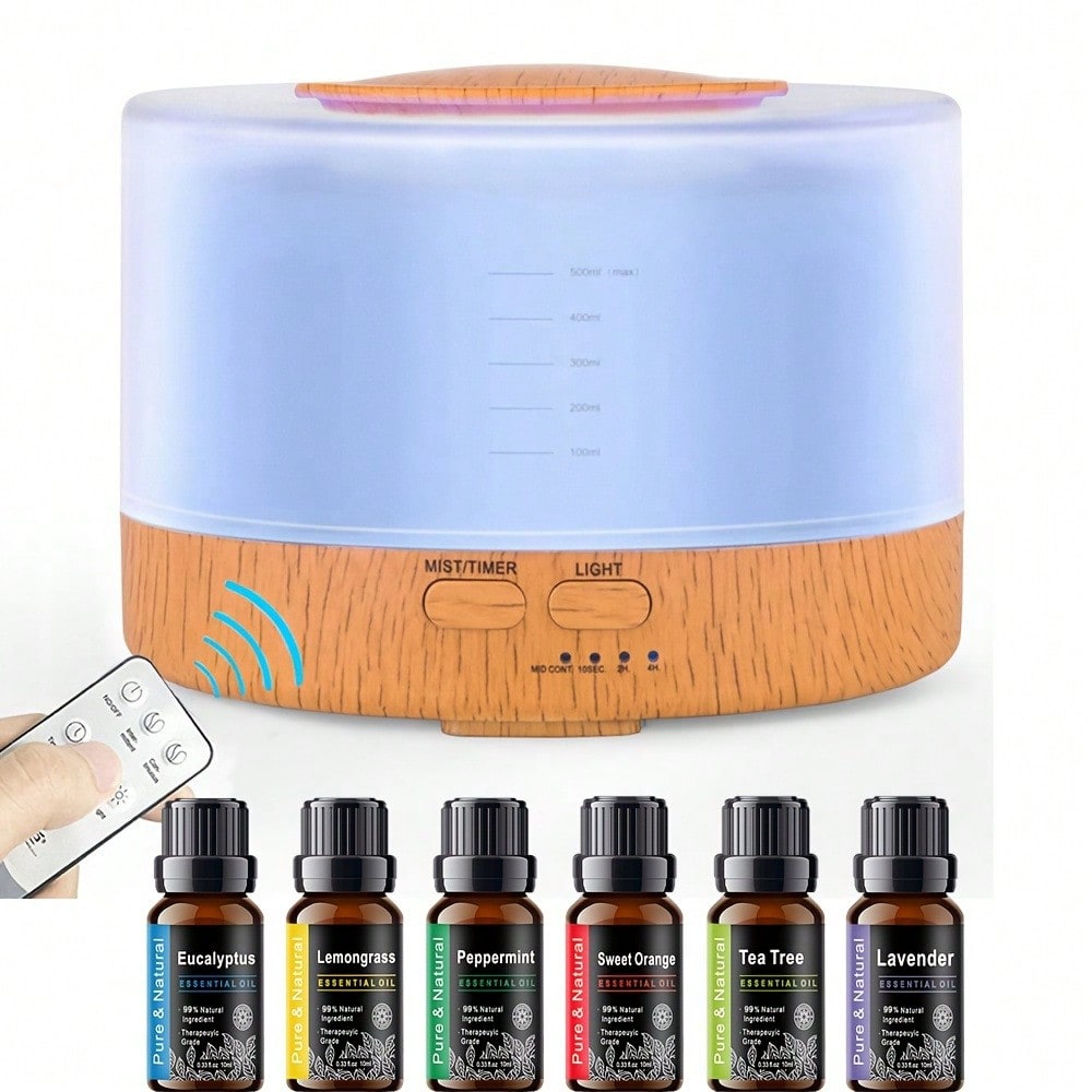 Envío de 6 aceites, difusor de - Aroma Diffuser For Large Room reseña y precio