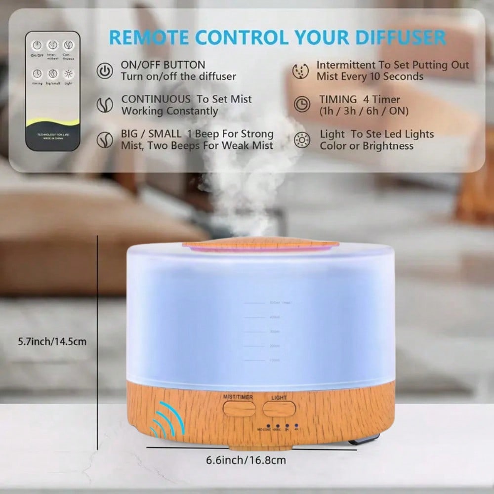 Envío de 6 aceites, difusor de - Aroma Diffuser For Large Room reseña y precio