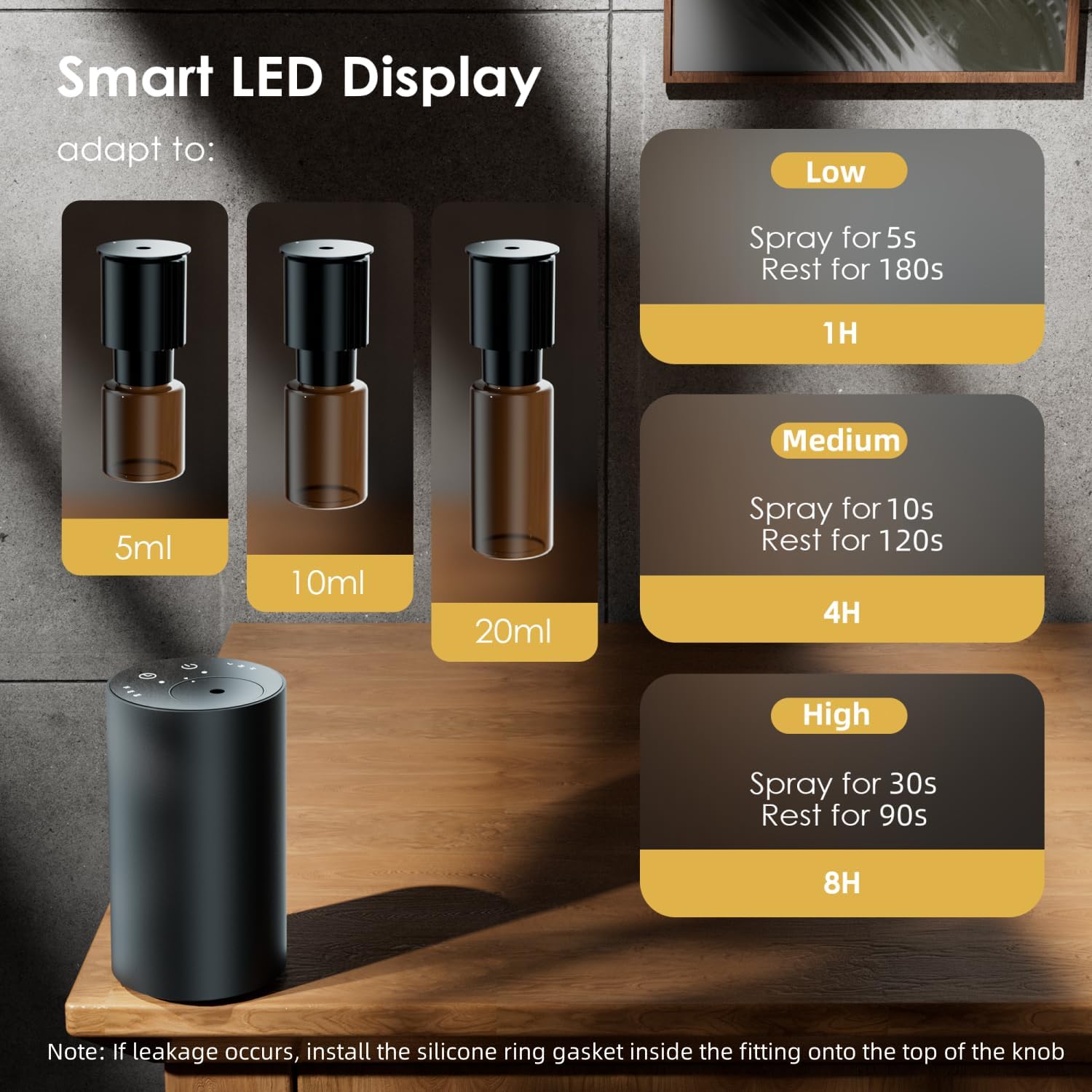 Difusor de Aceites Esenciales  - Waterless Essential Oil Diffuser reseña y precio