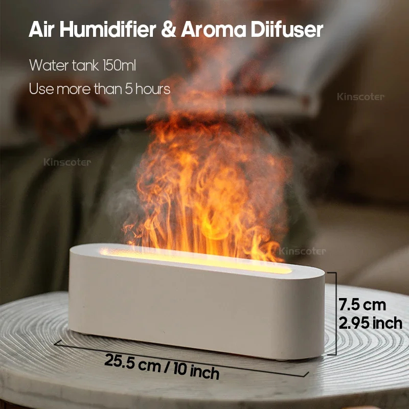 Difusor de Aromas con Efecto d - Essential Oil Diffuser Humidifier Combo reseña y precio