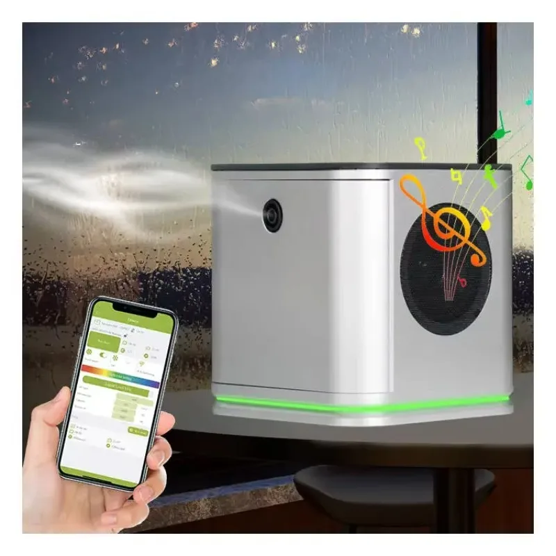 Difusor de Aroma Eléctrico con - Aroma Diffuser Bluetooth Led reseña y precio