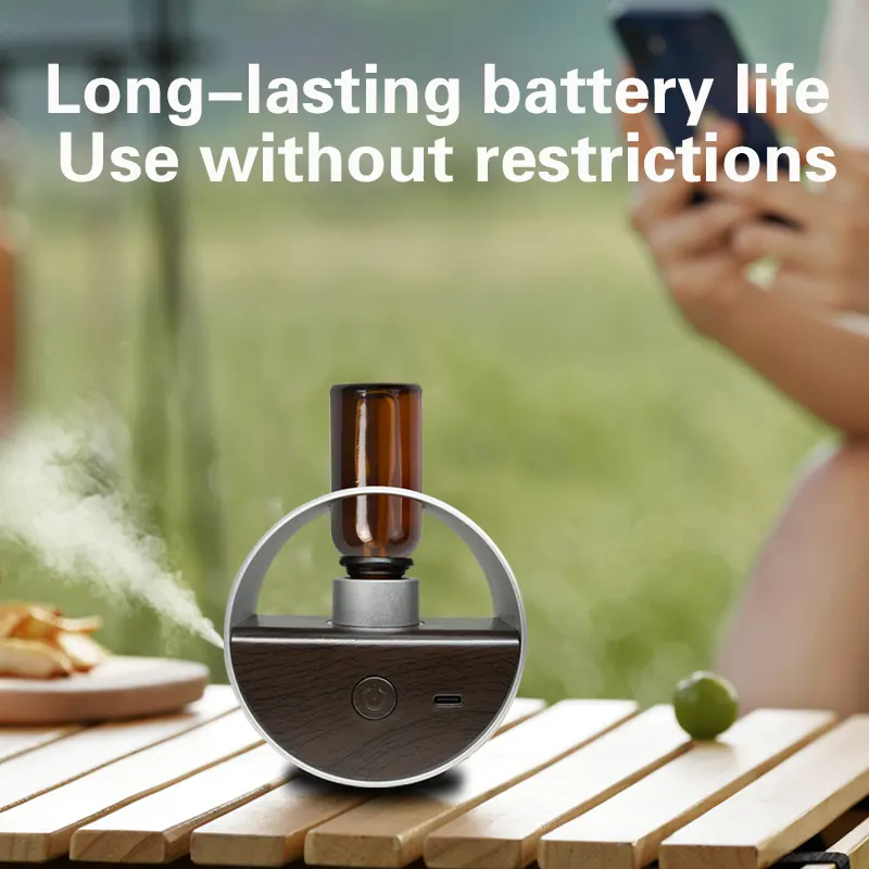Difusor de aceites esenciales, - Waterless Essential Oil Diffuser reseña y precio